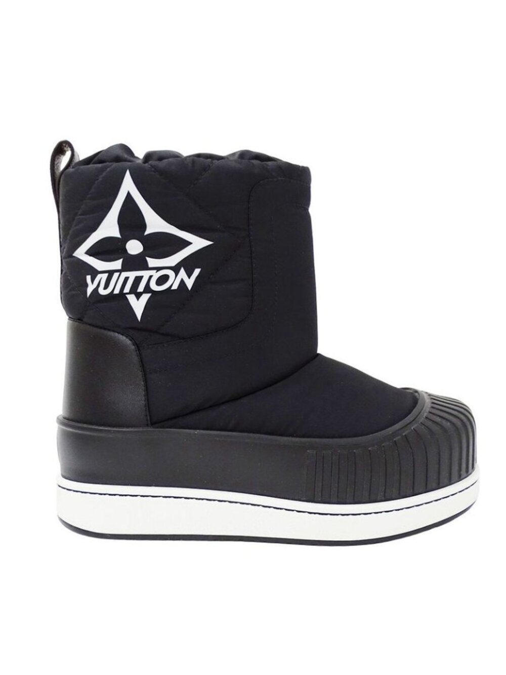 Louis Vuitton Boots Nylon Polar Line Short Black 36 - Picture 5 of 12